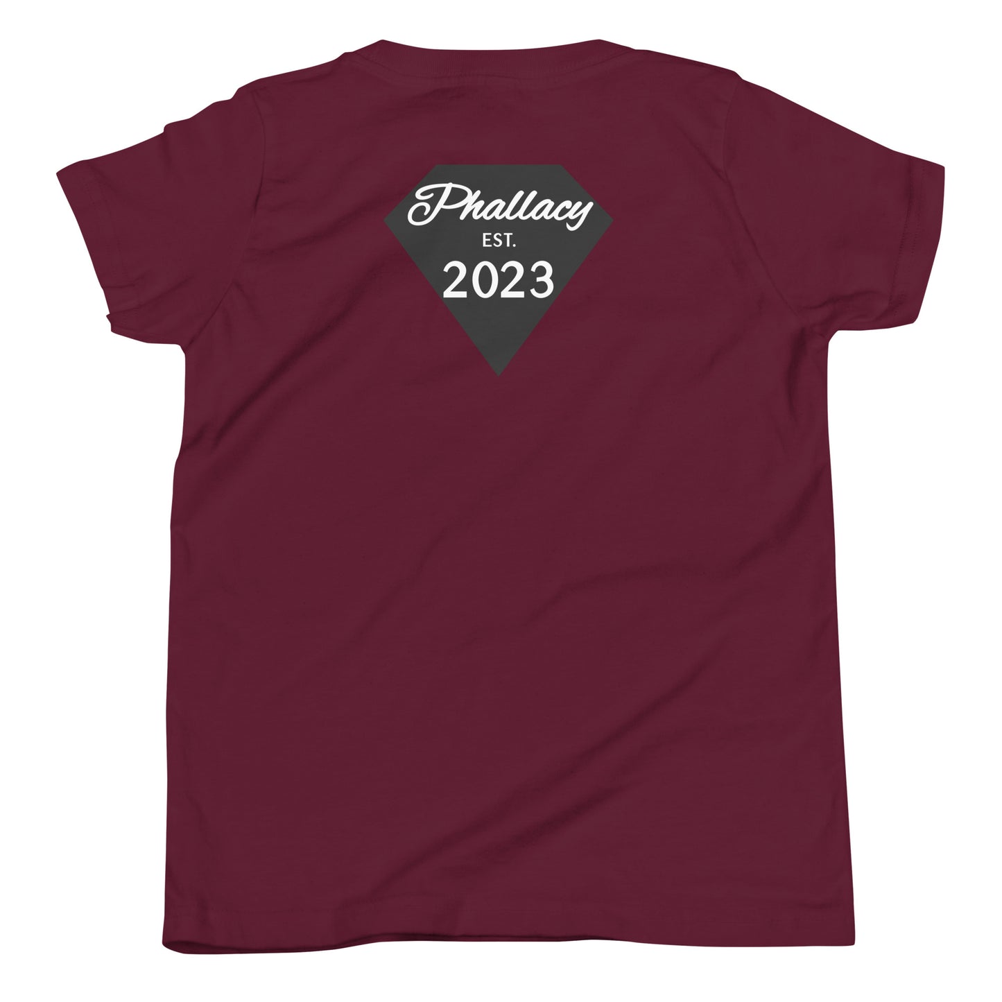 Phallacy Diamond Youth Short Sleeve T-Shirt (Embroidery)