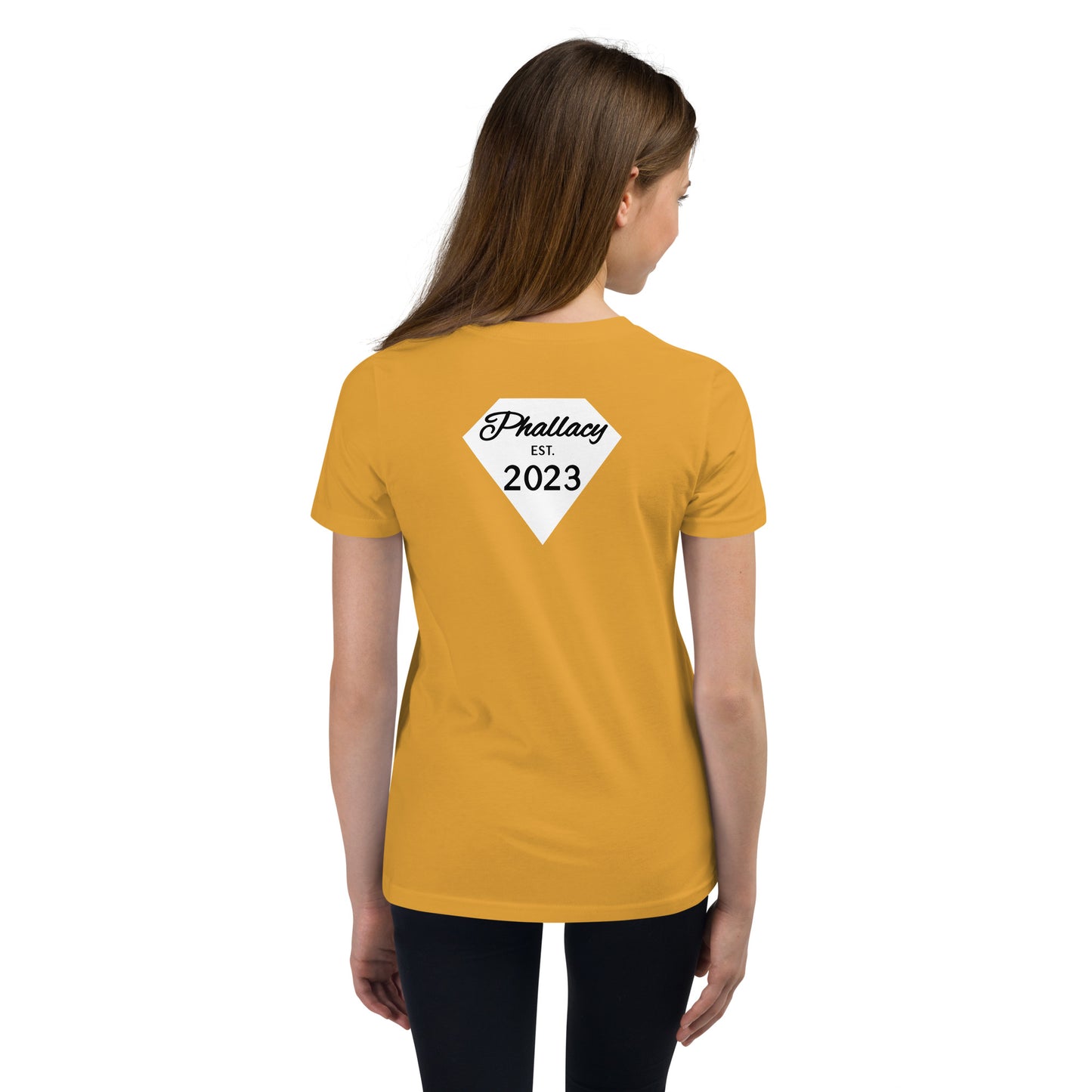 Phallacy Diamond Youth Short Sleeve T-Shirt (Embroidery)