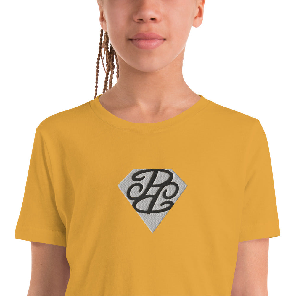 Phallacy Diamond Youth Short Sleeve T-Shirt (Embroidery)
