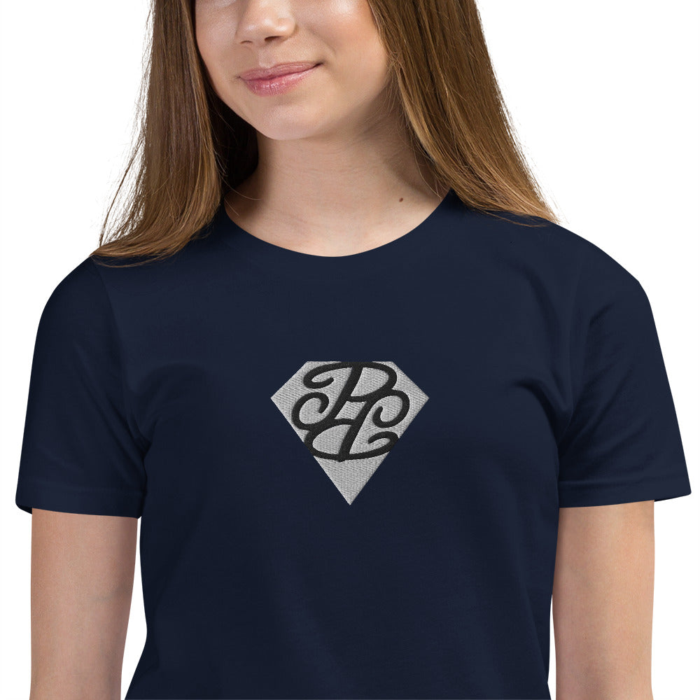 Phallacy Diamond Youth Short Sleeve T-Shirt (Embroidery)