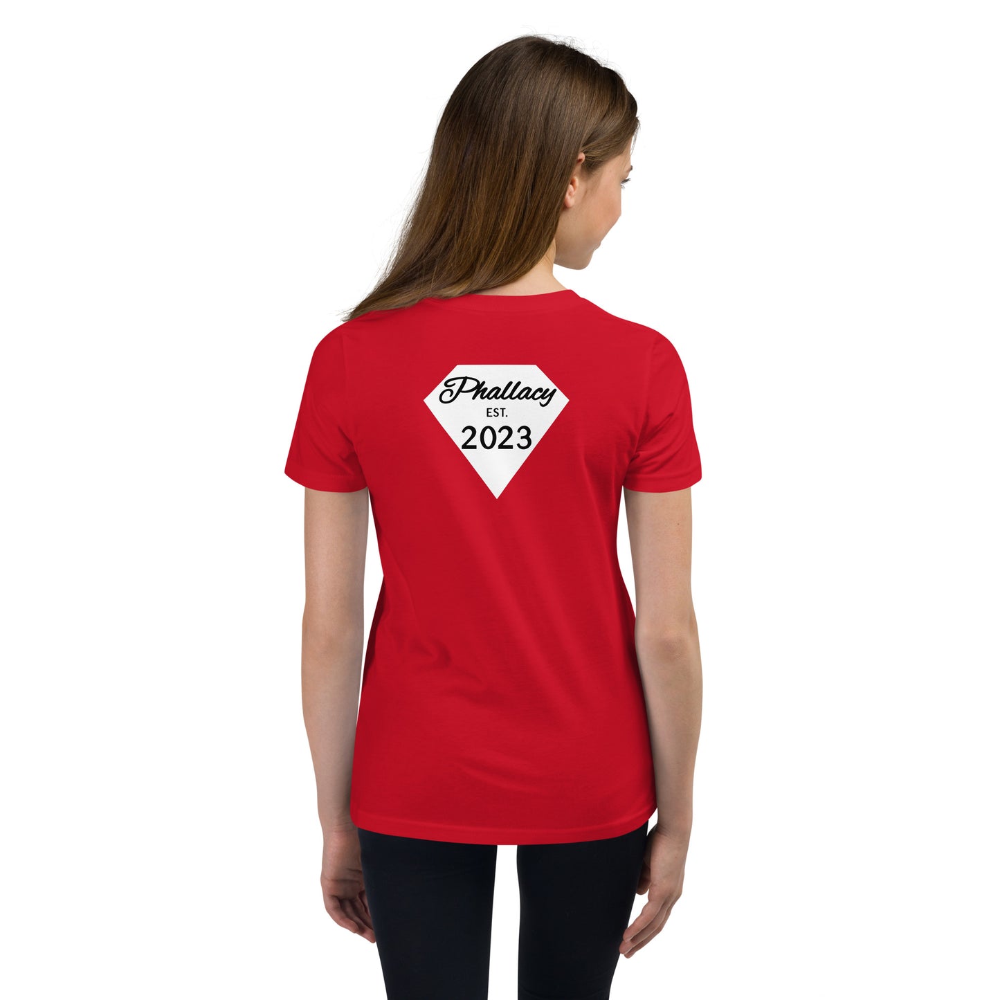 Phallacy Diamond Youth Short Sleeve T-Shirt (Embroidery)