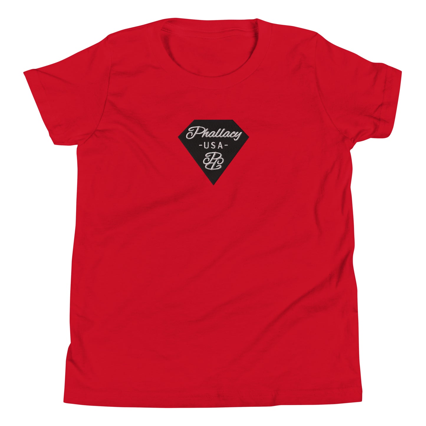 Phallacy Diamond Youth Short Sleeve T-Shirt (Embroidery)