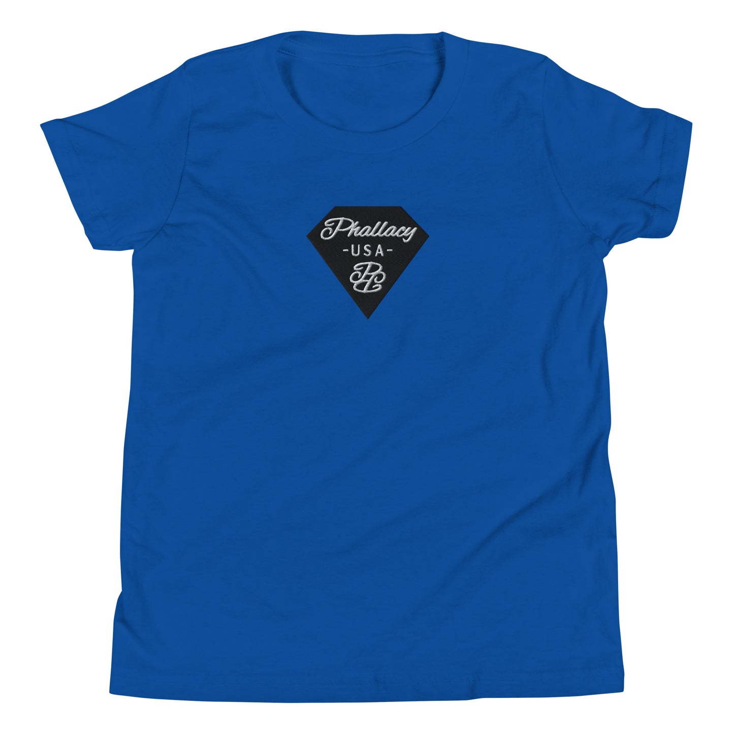 Phallacy Diamond Youth Short Sleeve T-Shirt (Embroidery)