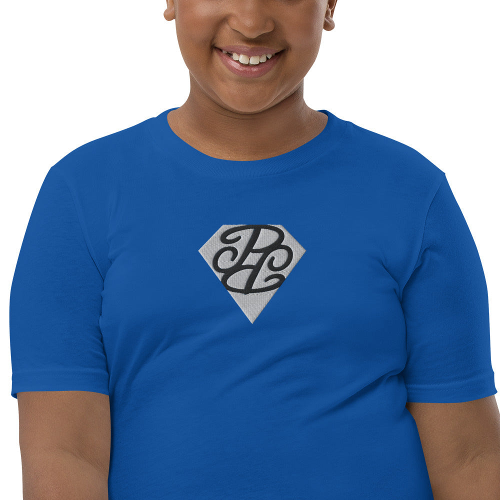 Phallacy Diamond Youth Short Sleeve T-Shirt (Embroidery)