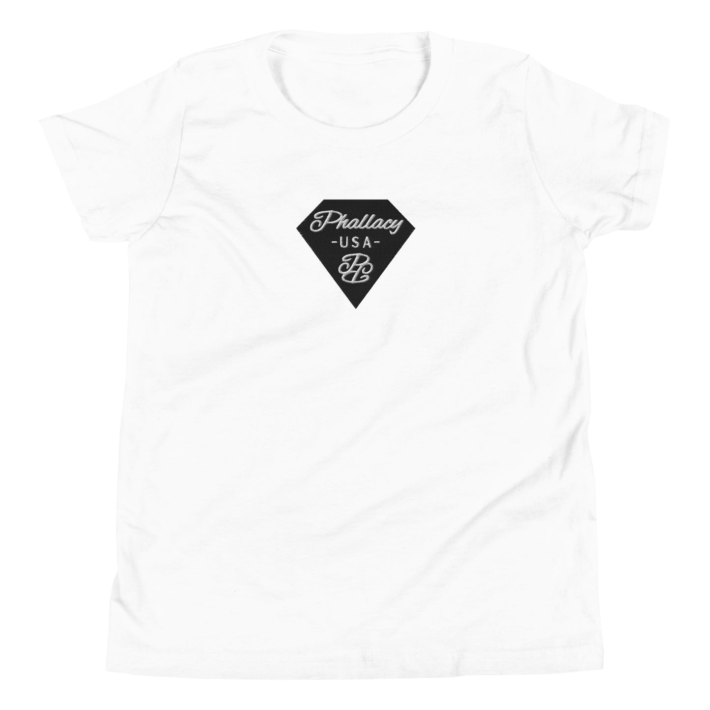 Phallacy Diamond Youth Short Sleeve T-Shirt (Embroidery)