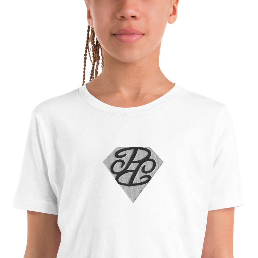 Phallacy Diamond Youth Short Sleeve T-Shirt (Embroidery)
