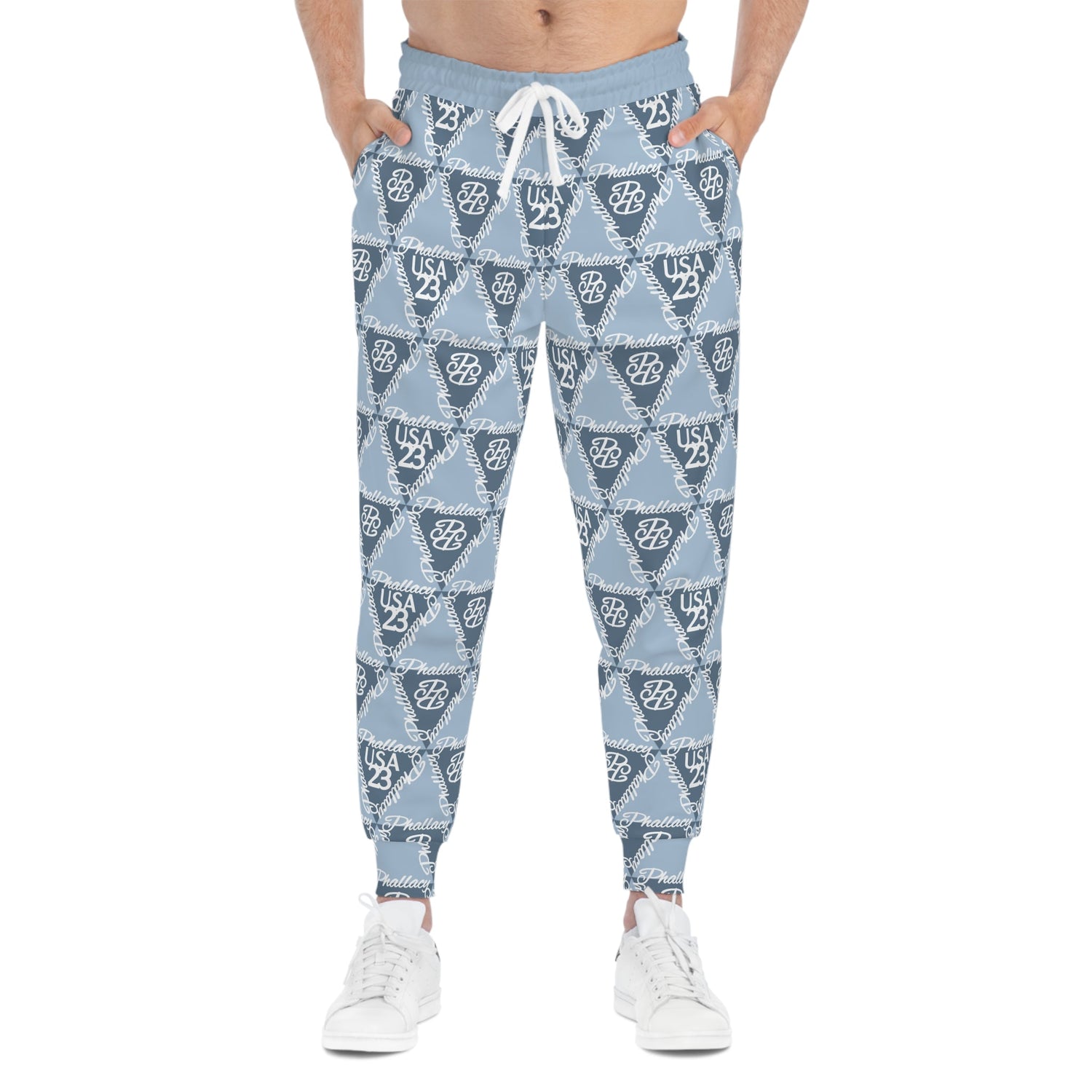 High-fashion men's activewear pants featuring bold designs and premium materials for comfort and style