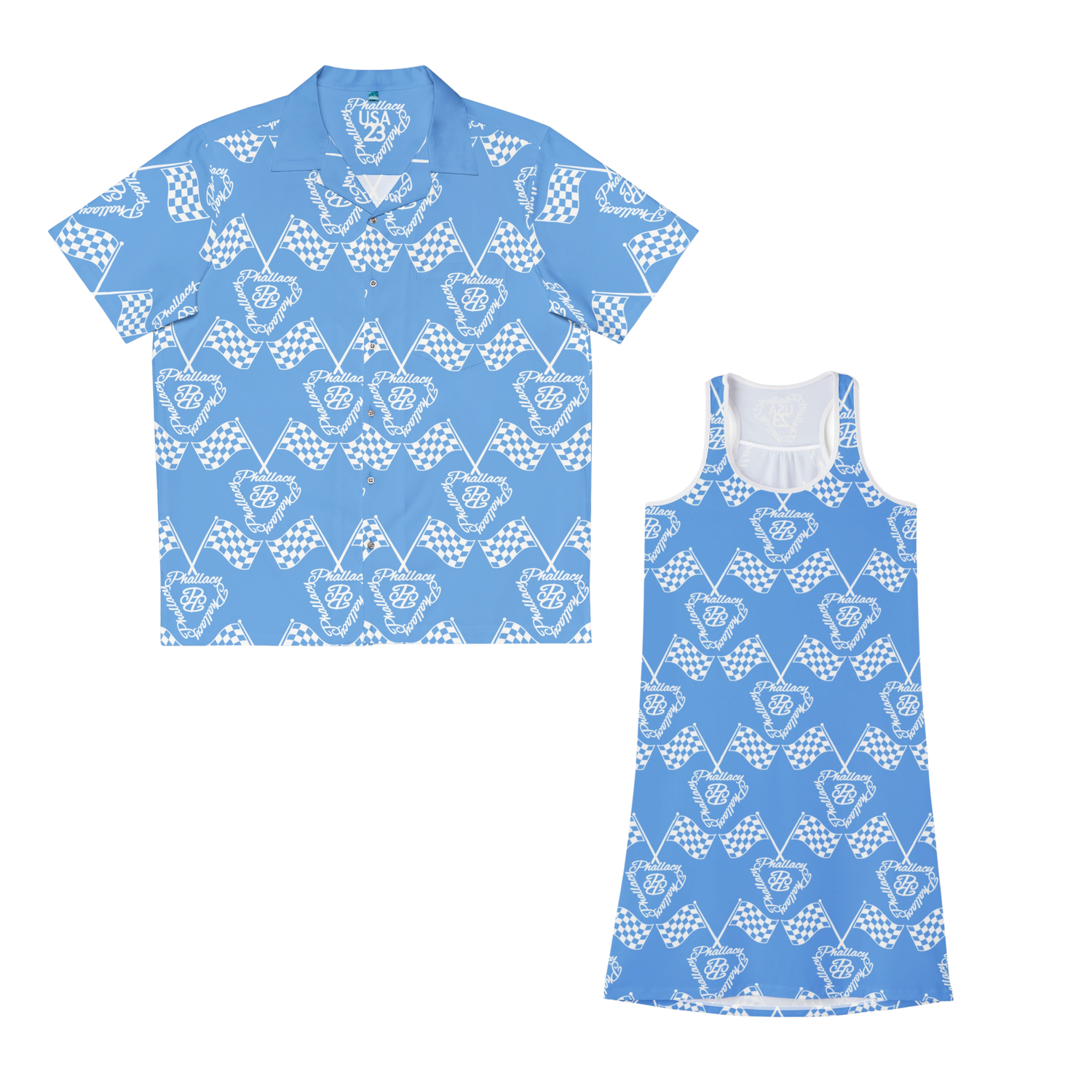 Luxury designer workwear outfits featuring stylish button-up shirts and elegant dresses