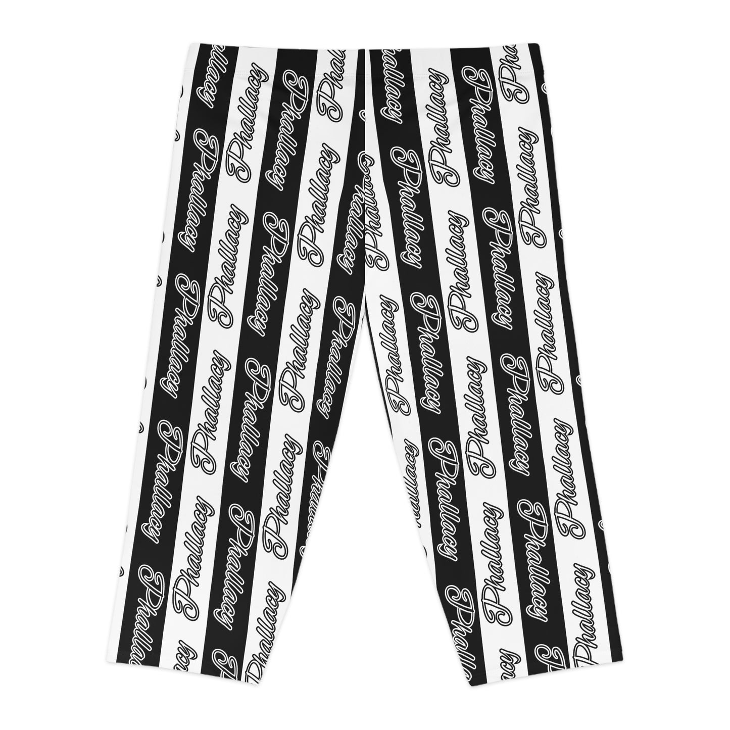 Phallacy Signature Designer Capri Leggings