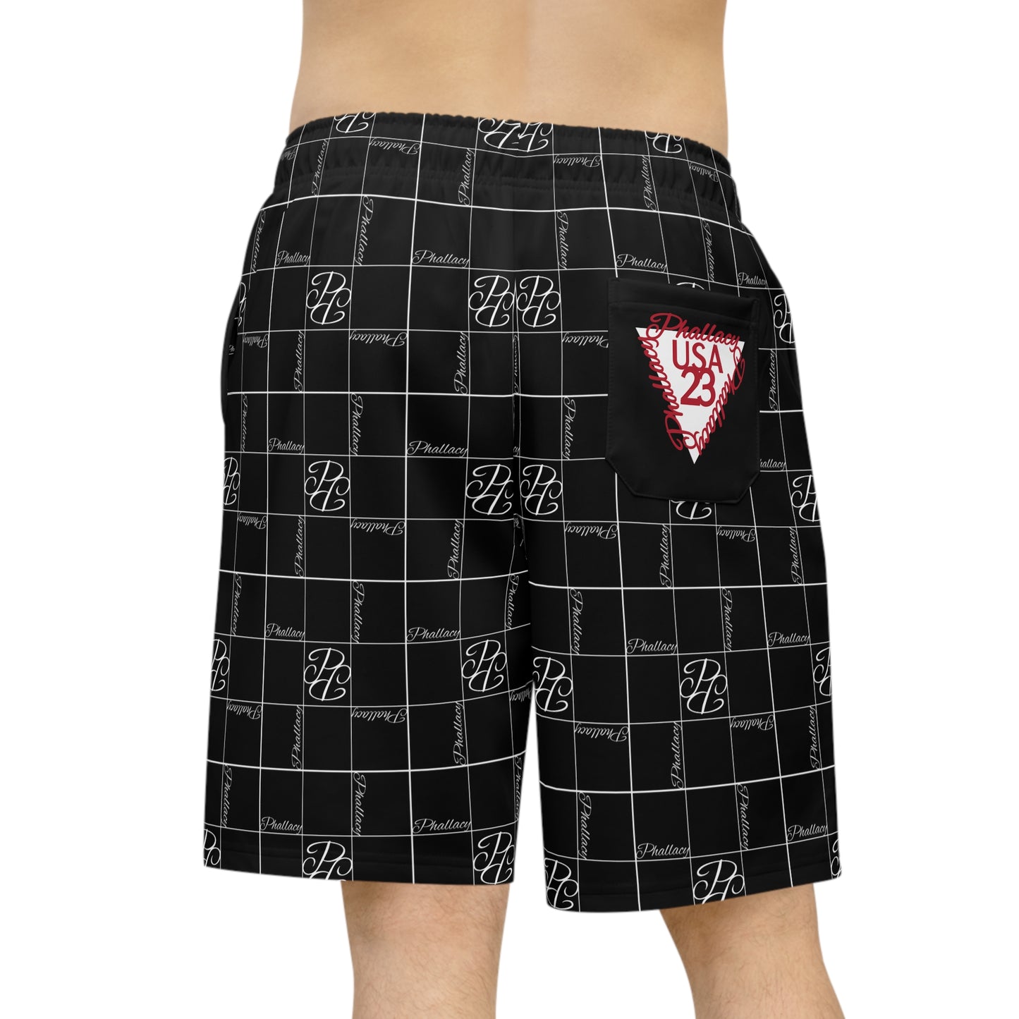 Phallacy Balance Designer Men's Athletic Shorts