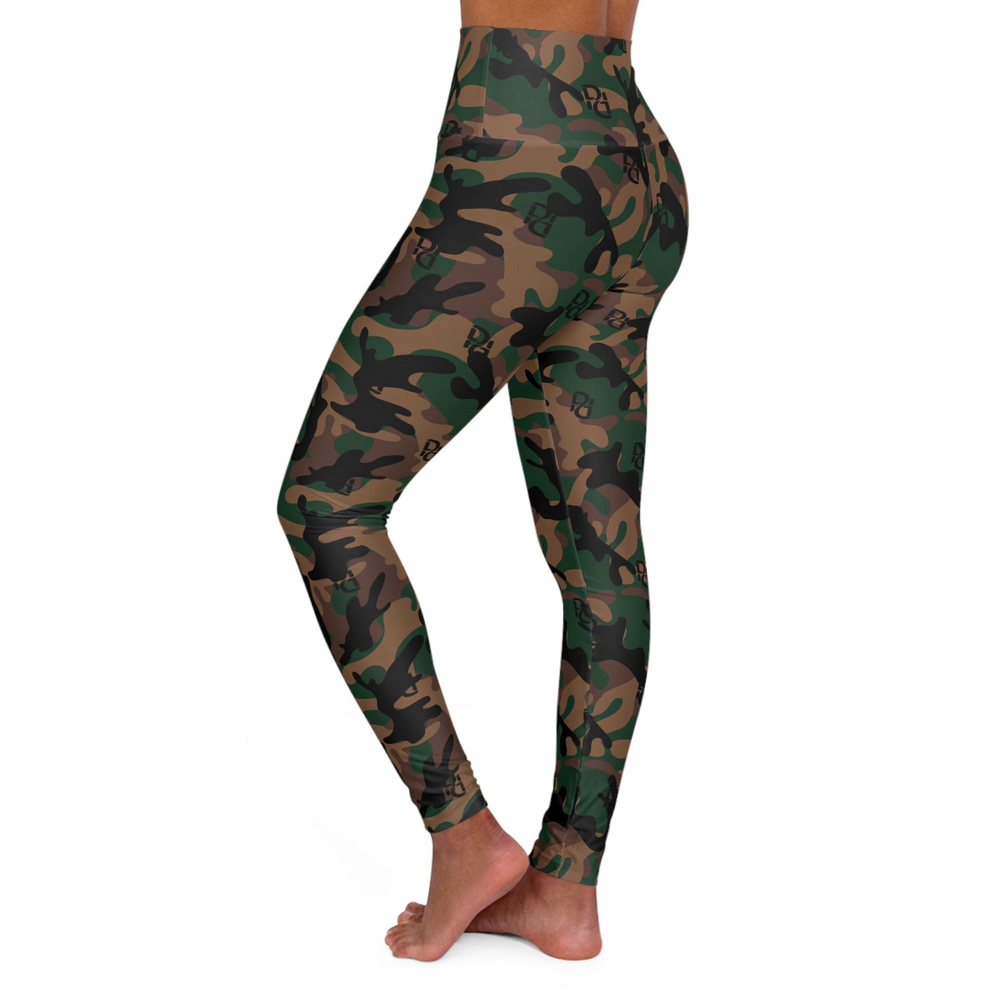 Phallacy Camo Designer High Waisted Yoga Leggings