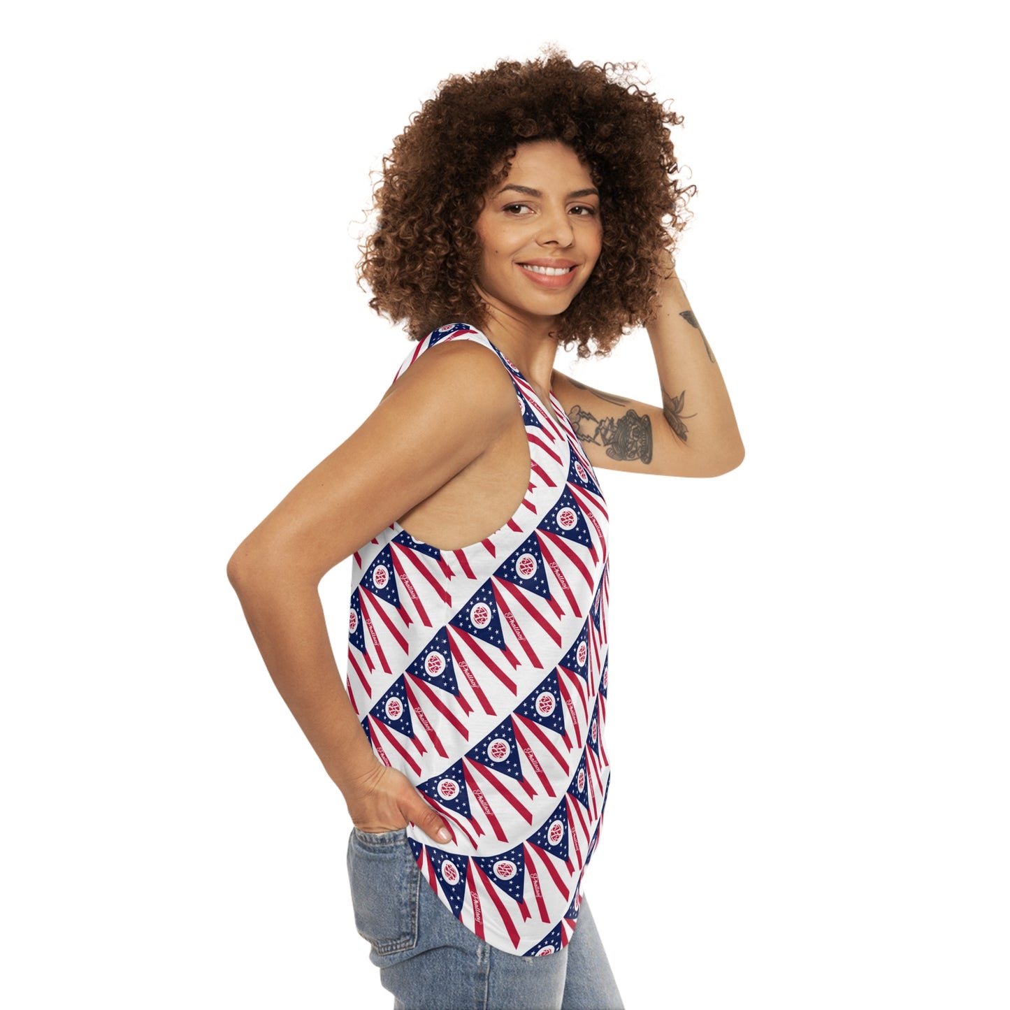 Phallacy Flag Designer Unisex Tank Top