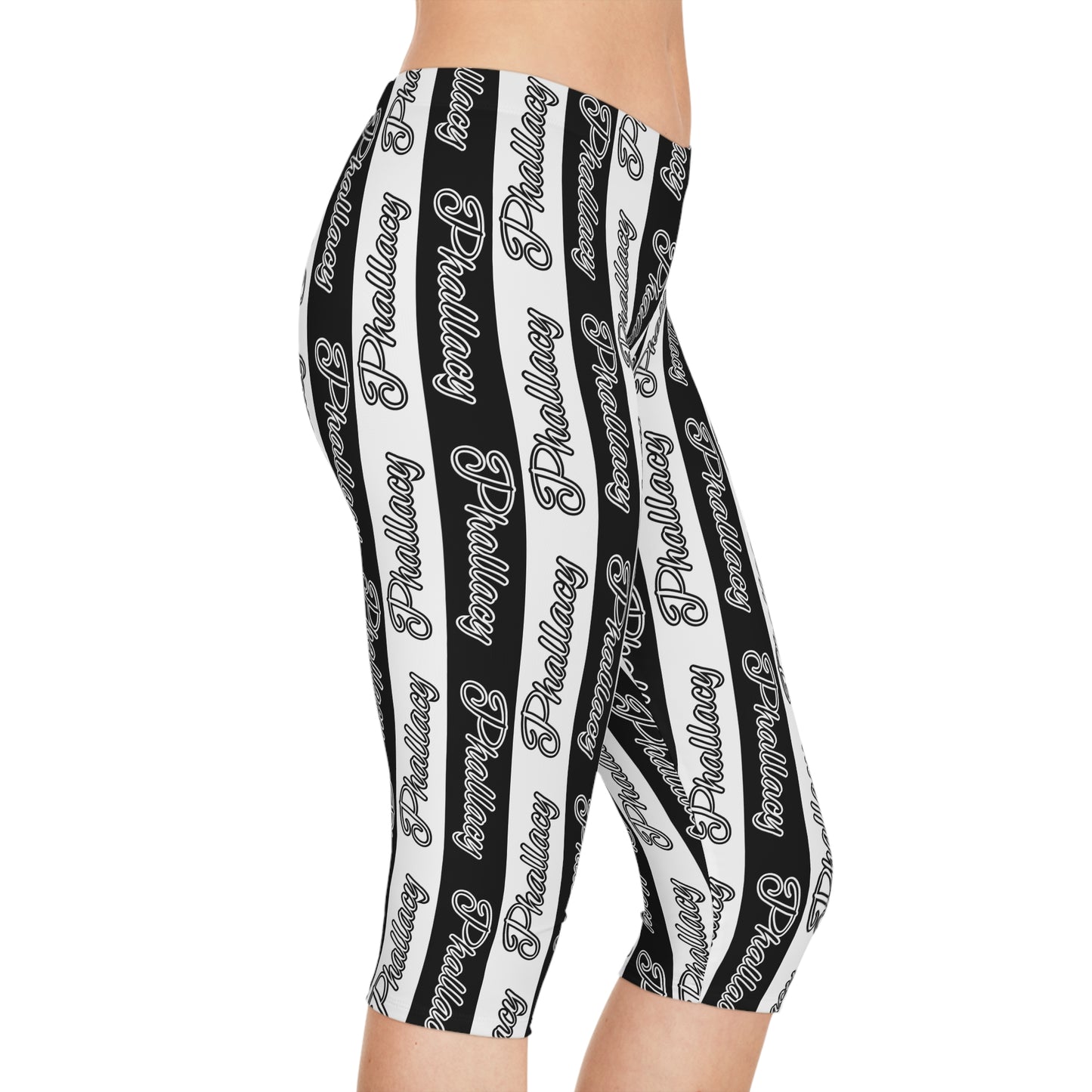 Phallacy Signature Designer Capri Leggings
