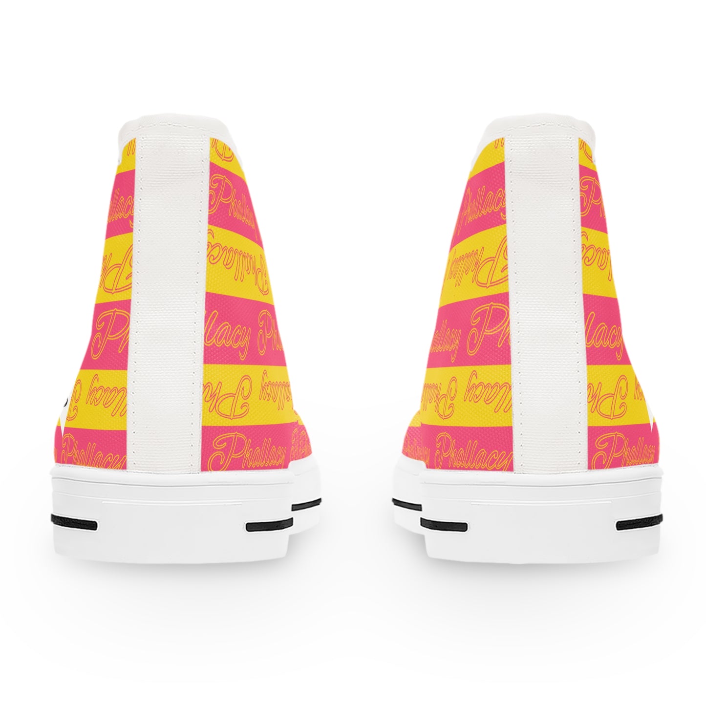 Phallacy Signature Designer Women's High Top Sneakers