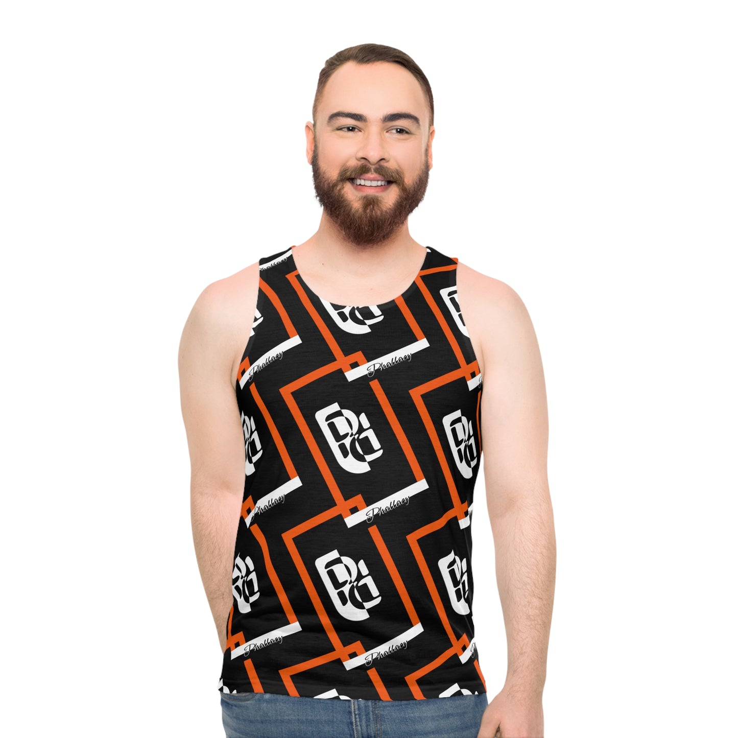 Phallacy Frame Designer Unisex Tank Top