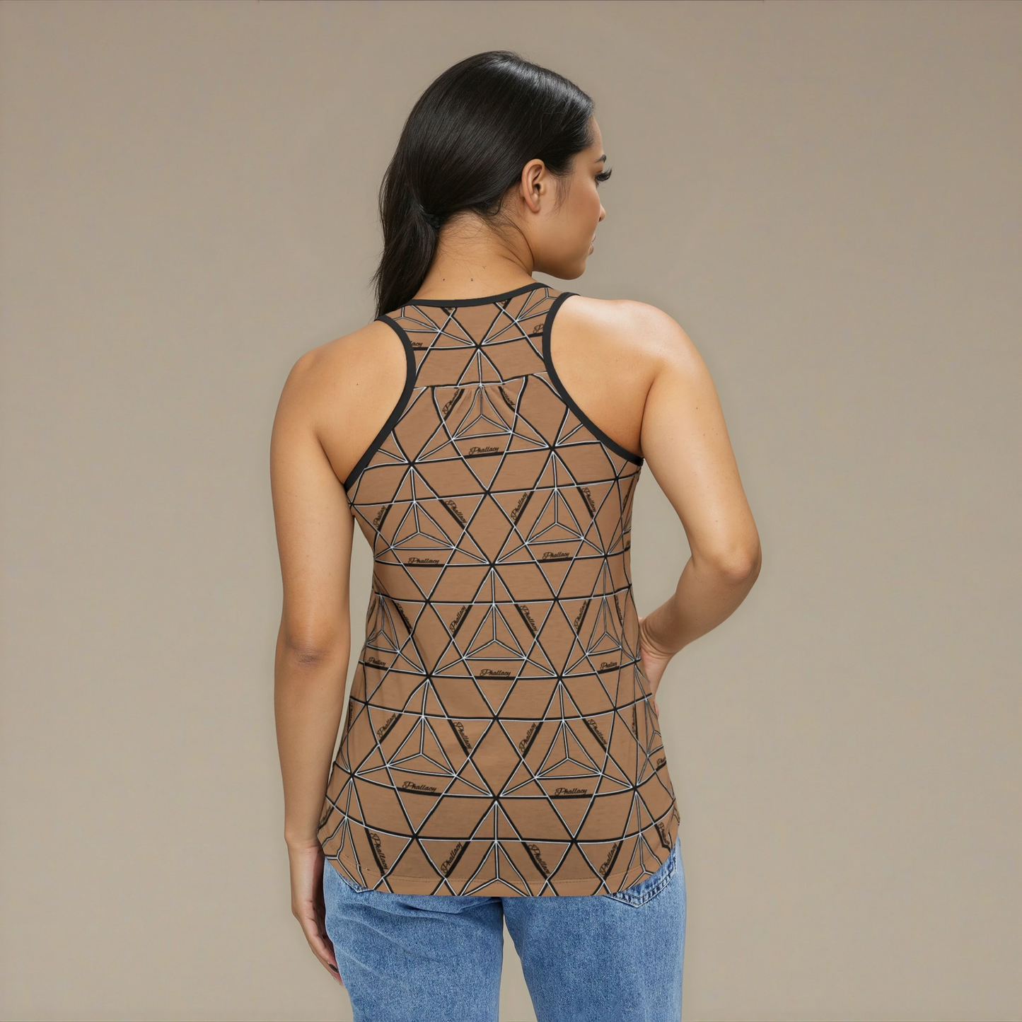 Phallacy DNA Designer Women's Racerback Tank Top