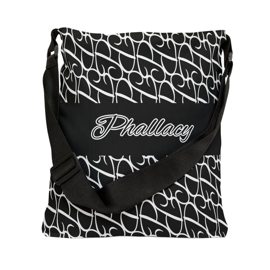 Phallacy Players Designer Adjustable Tote Bag