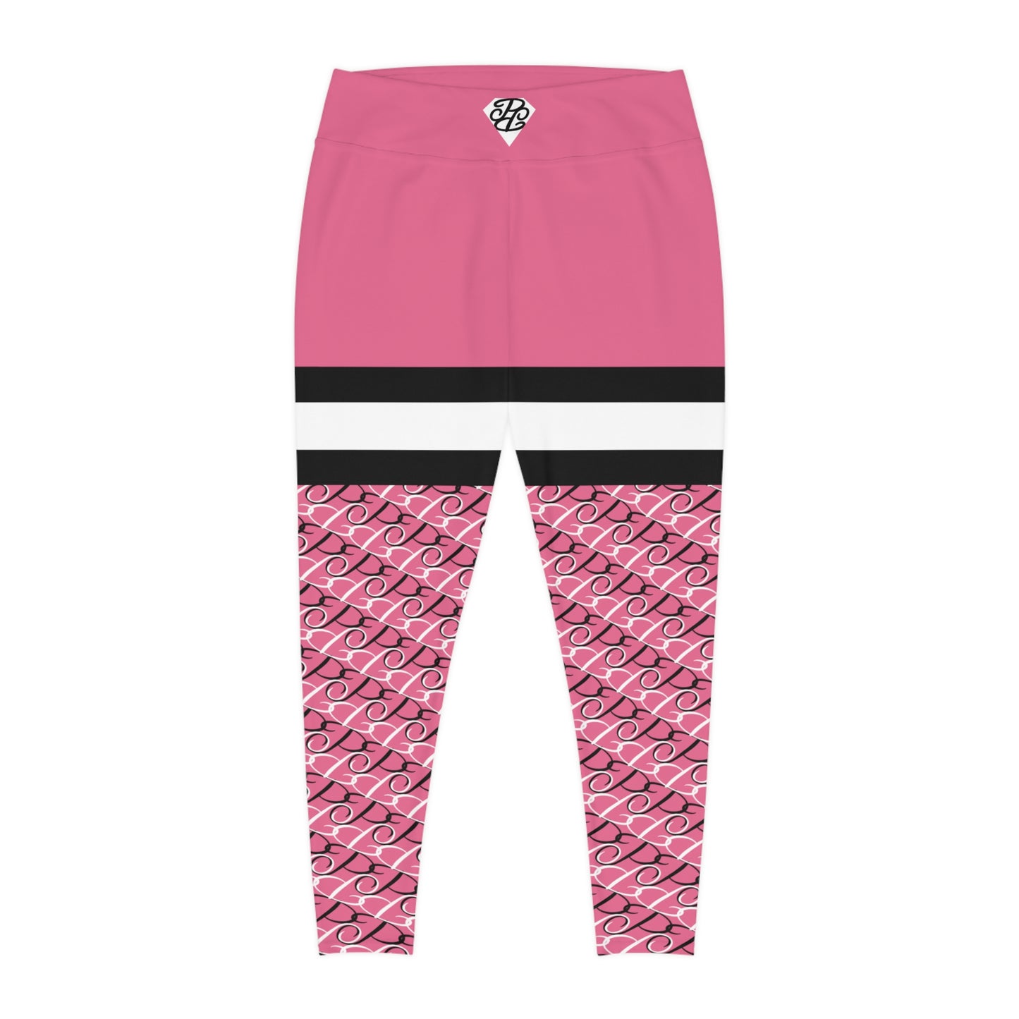 Phallacy Diamond Designer Plus Size Leggings