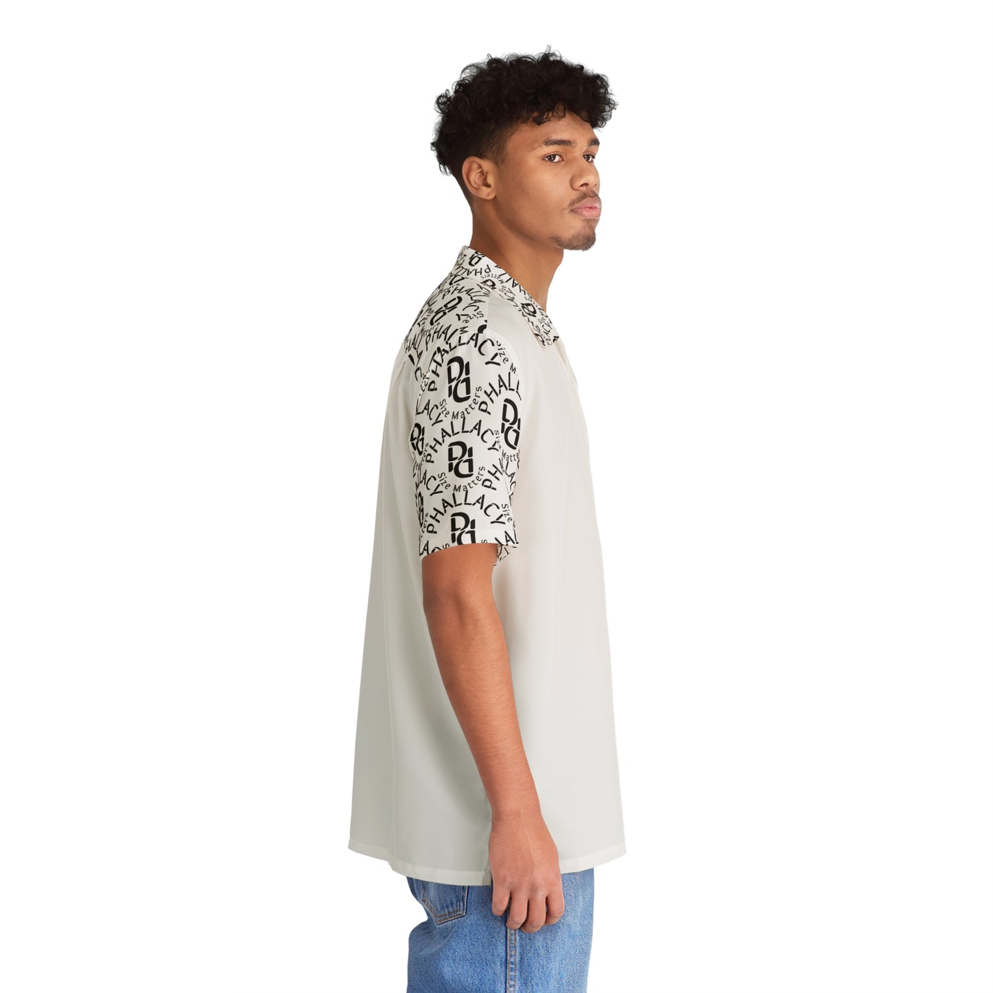 Phallacy Time Designer Men's Button Up Shirt