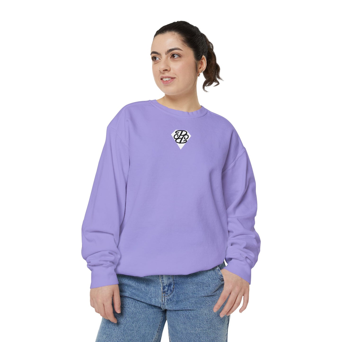 Phallacy Diamond Unisex Garment-Dyed Sweatshirt