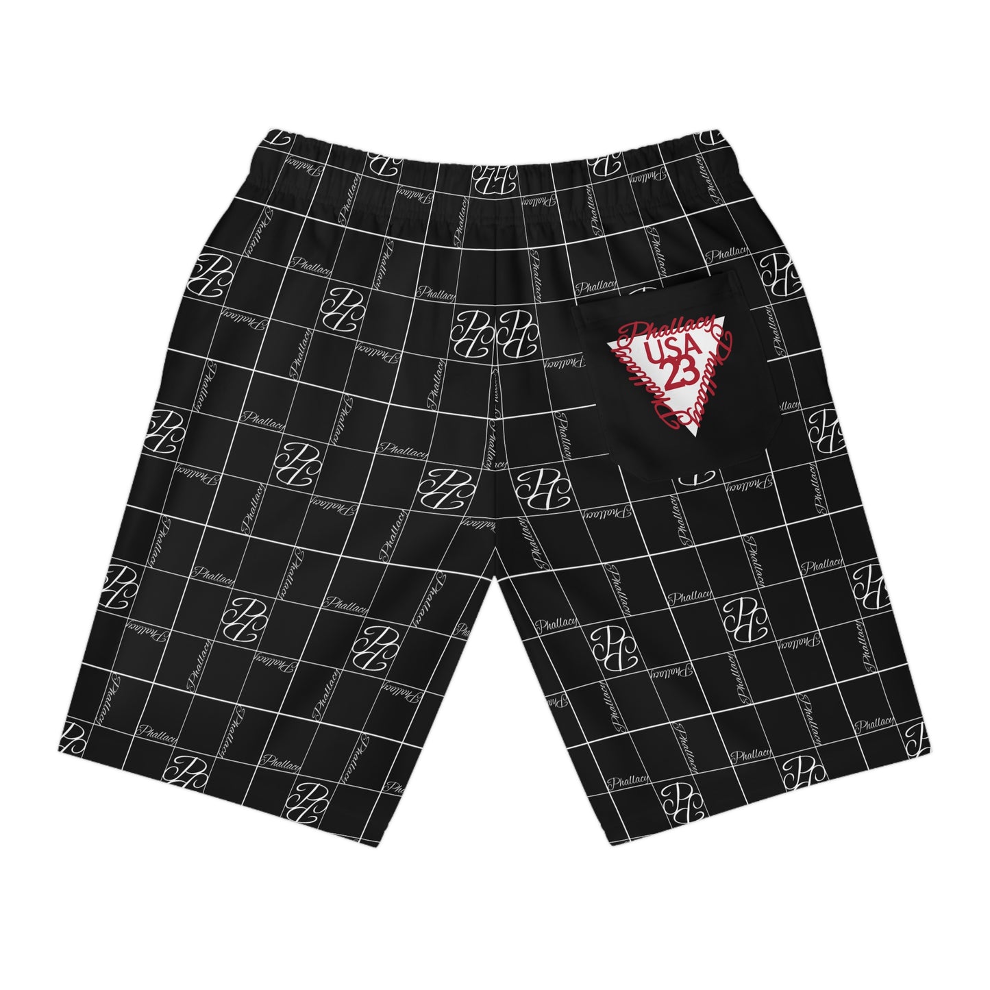 Phallacy Balance Designer Men's Athletic Shorts