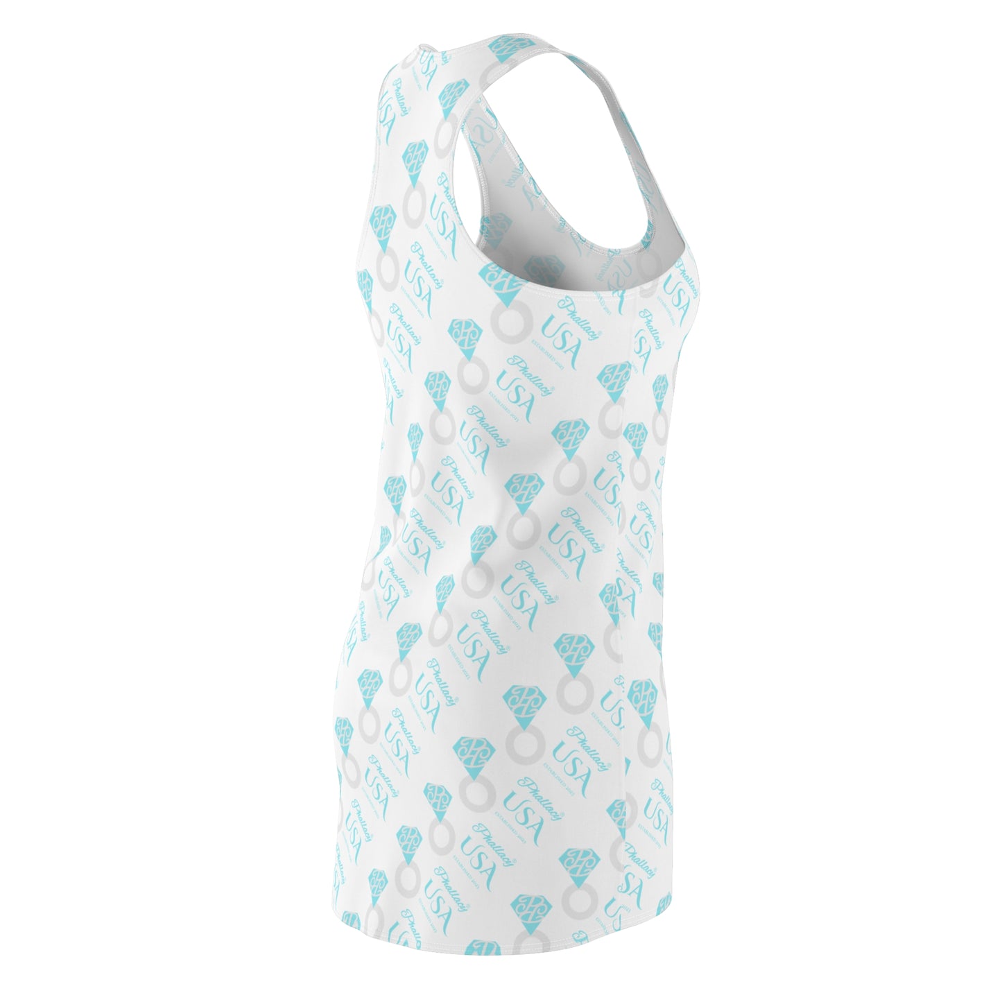 Phallacy Diamond Designer Women's Racerback Dress