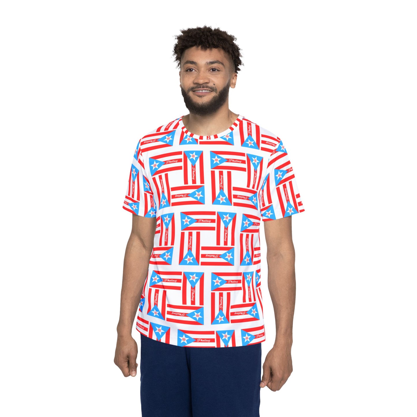 Phallacy Flag Men's Designer Sports Jersey | Puerto Rico Flag, Boricua, Puerto Rico Fashion