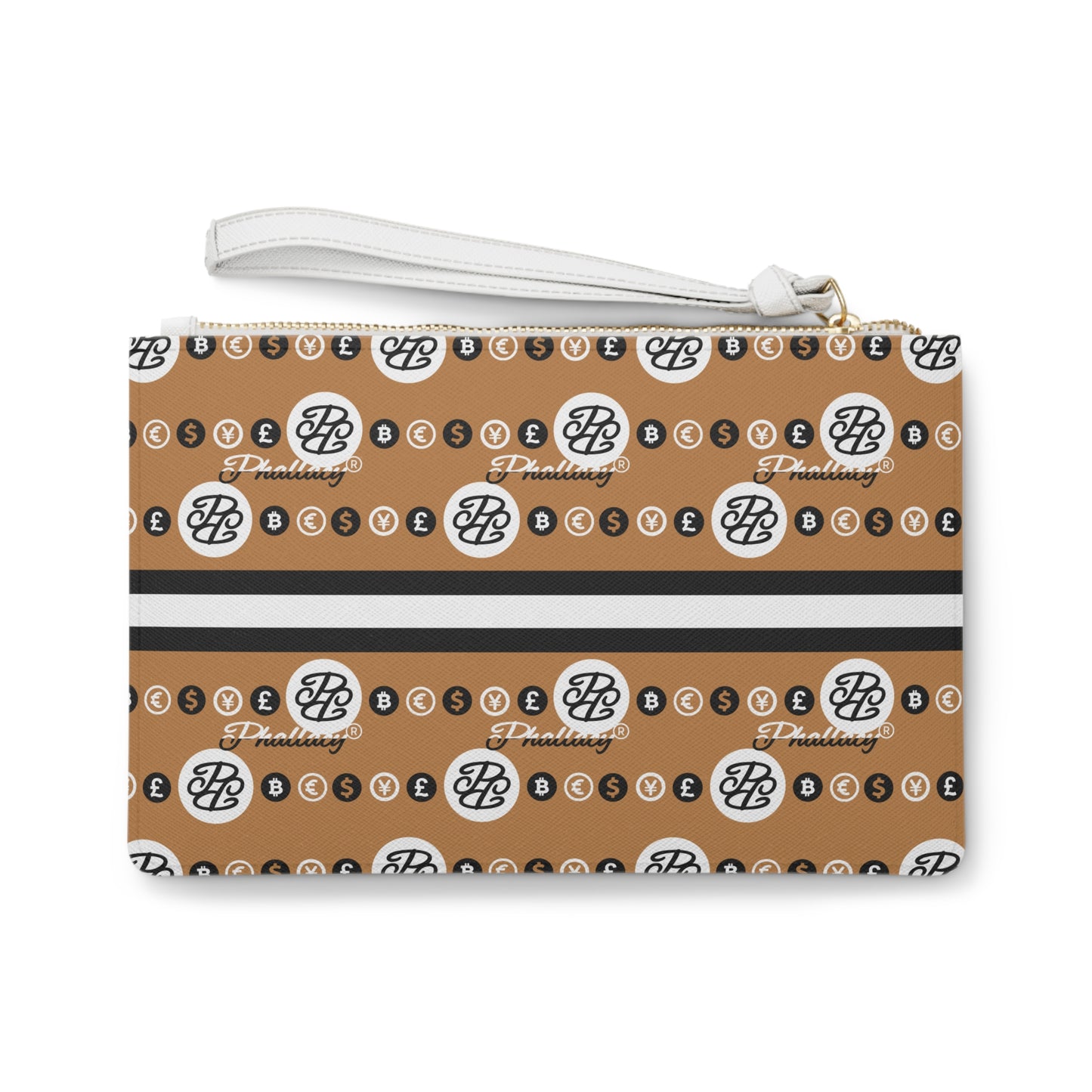 Phallacy Reserve Wristlet in Sovereign Monogram with Saffiano Finish