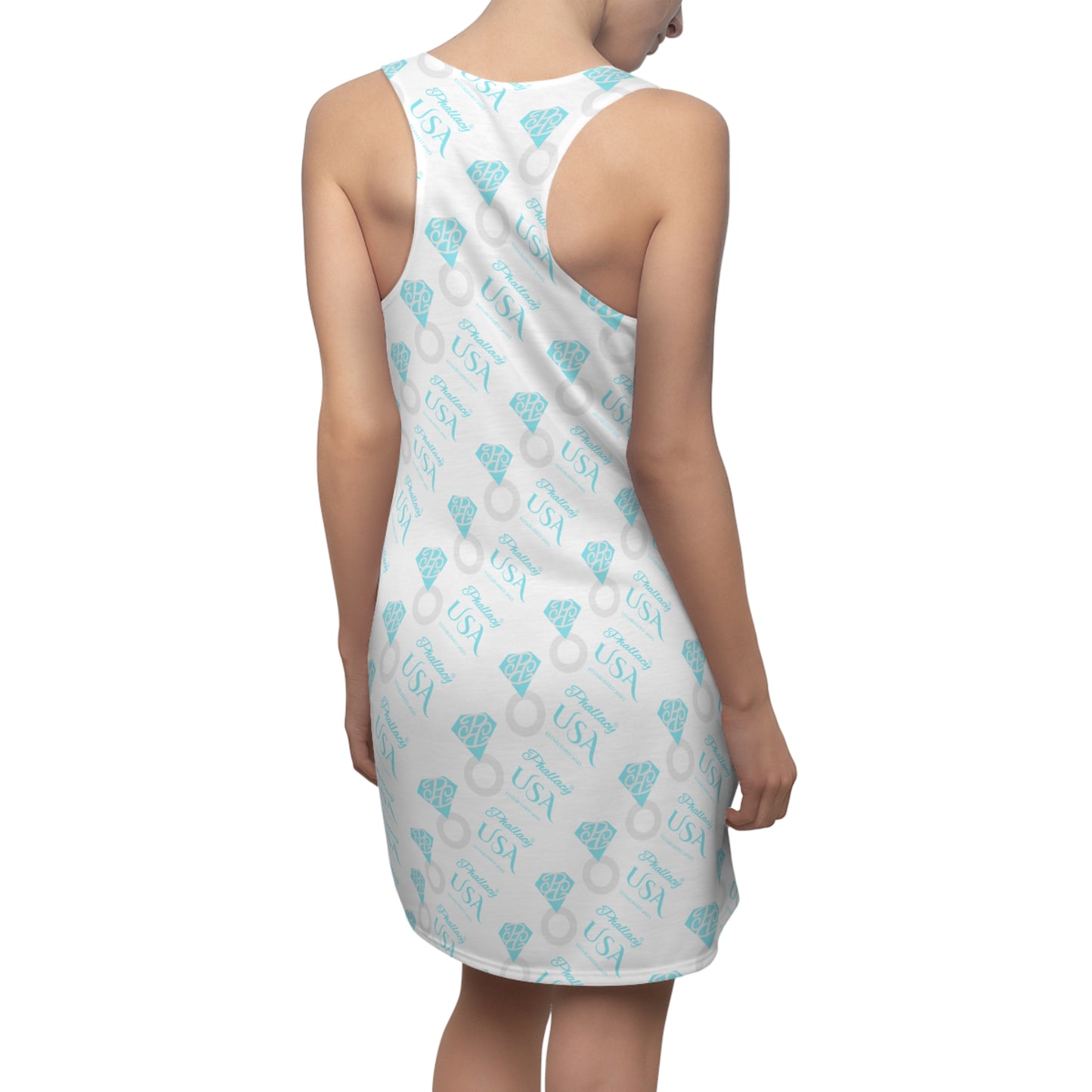 Phallacy Diamond Designer Women's Racerback Dress