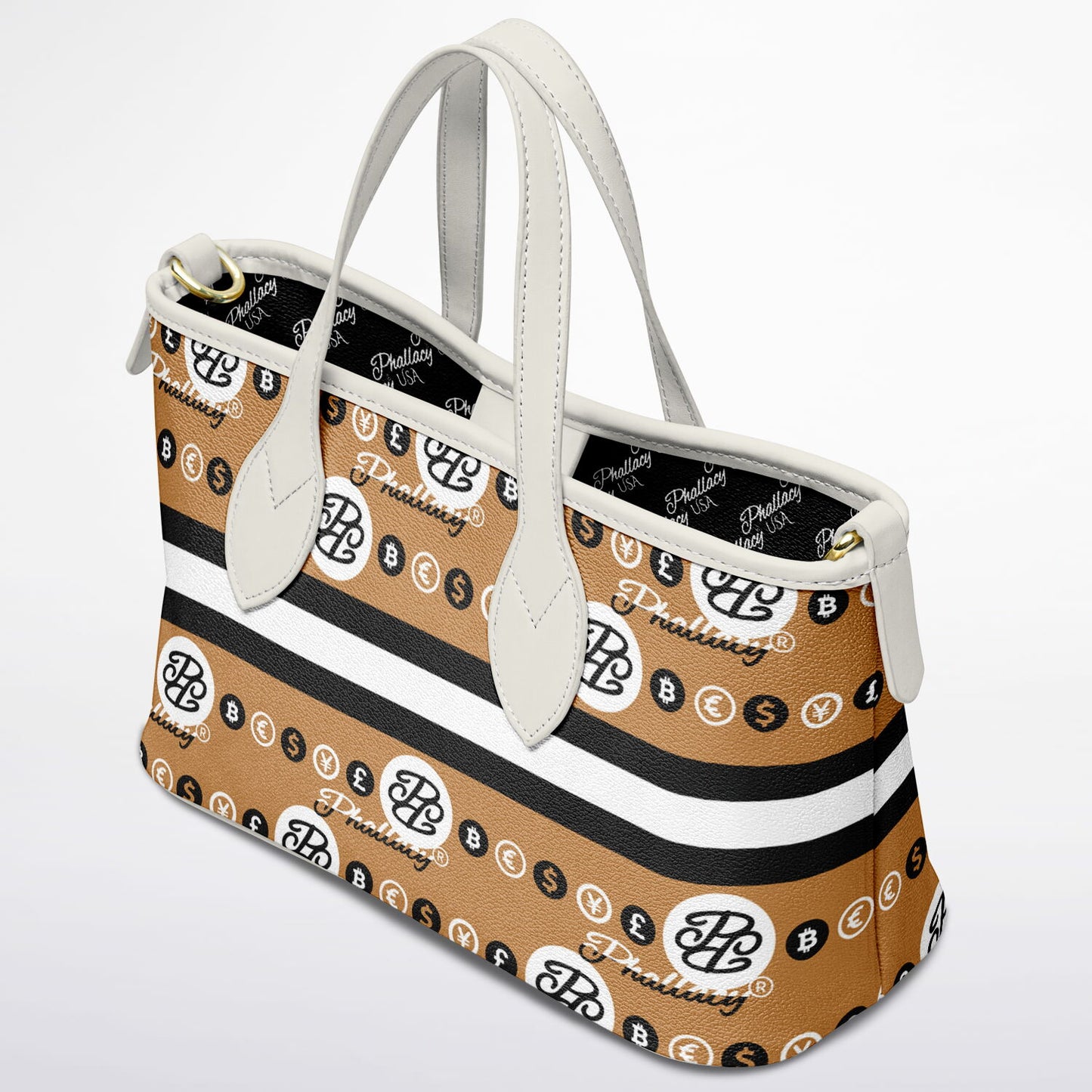 Phallacy Reserve Leather Tote Bag in Sovereign Monogram copy