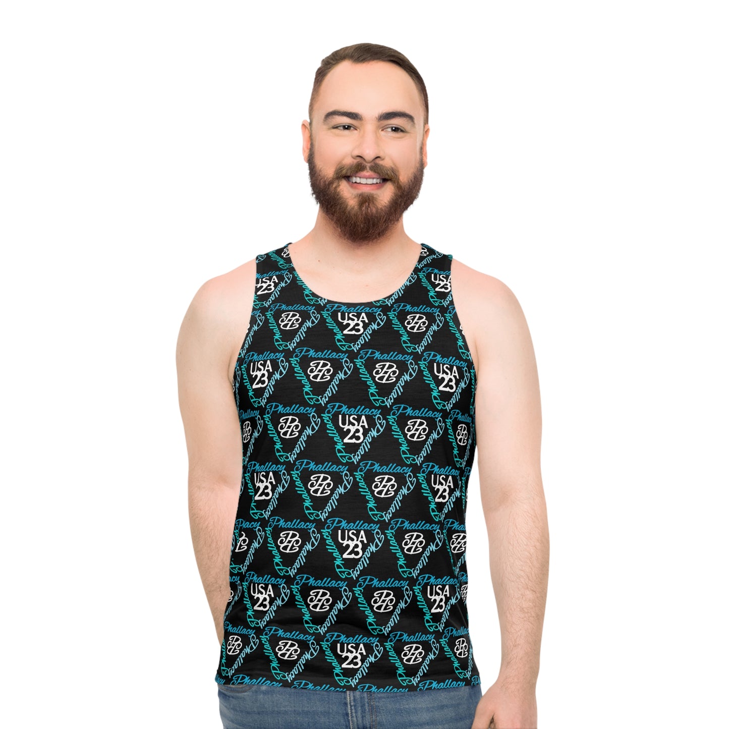 Phallacy Time Designer Unisex Tank Top