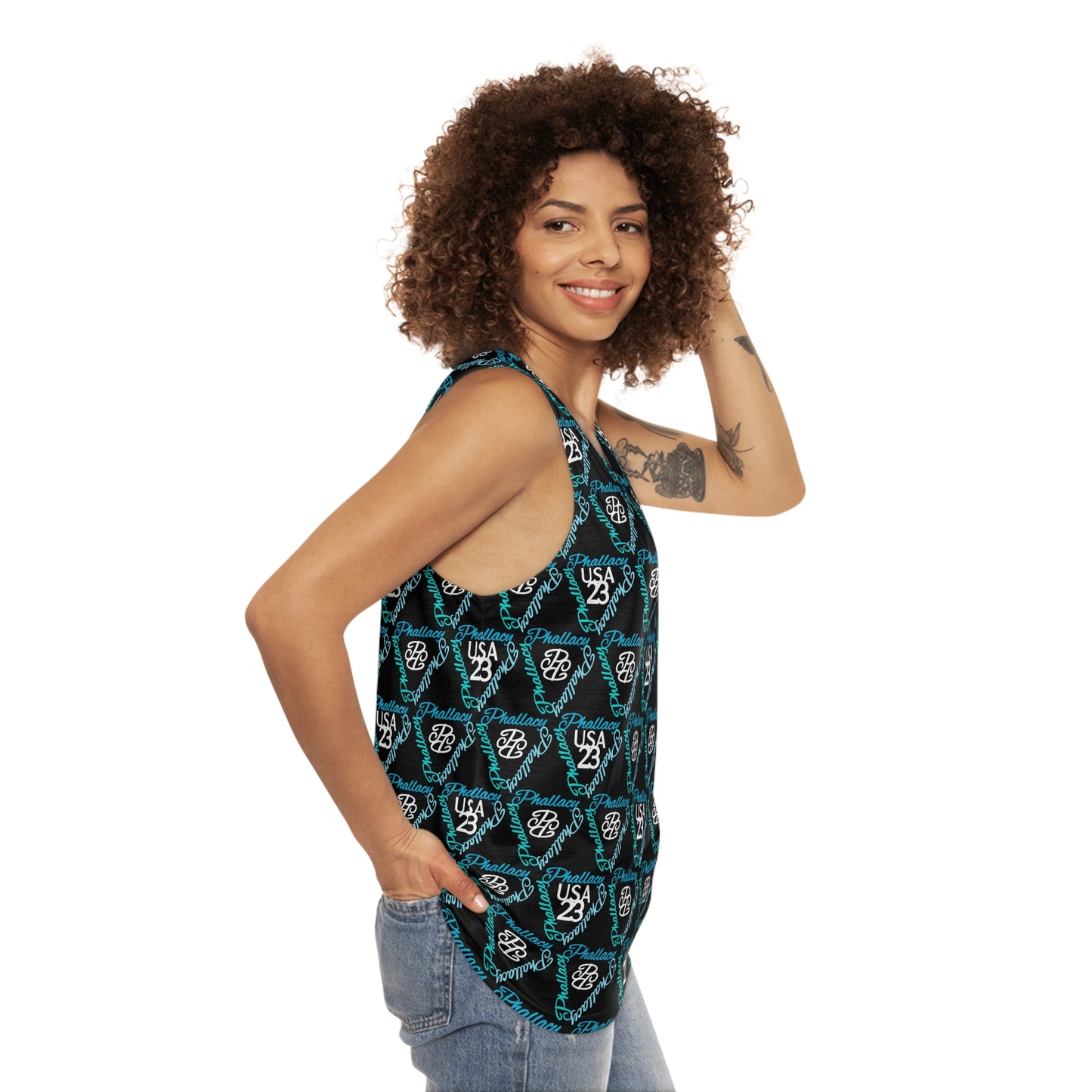 Phallacy Time Designer Unisex Tank Top