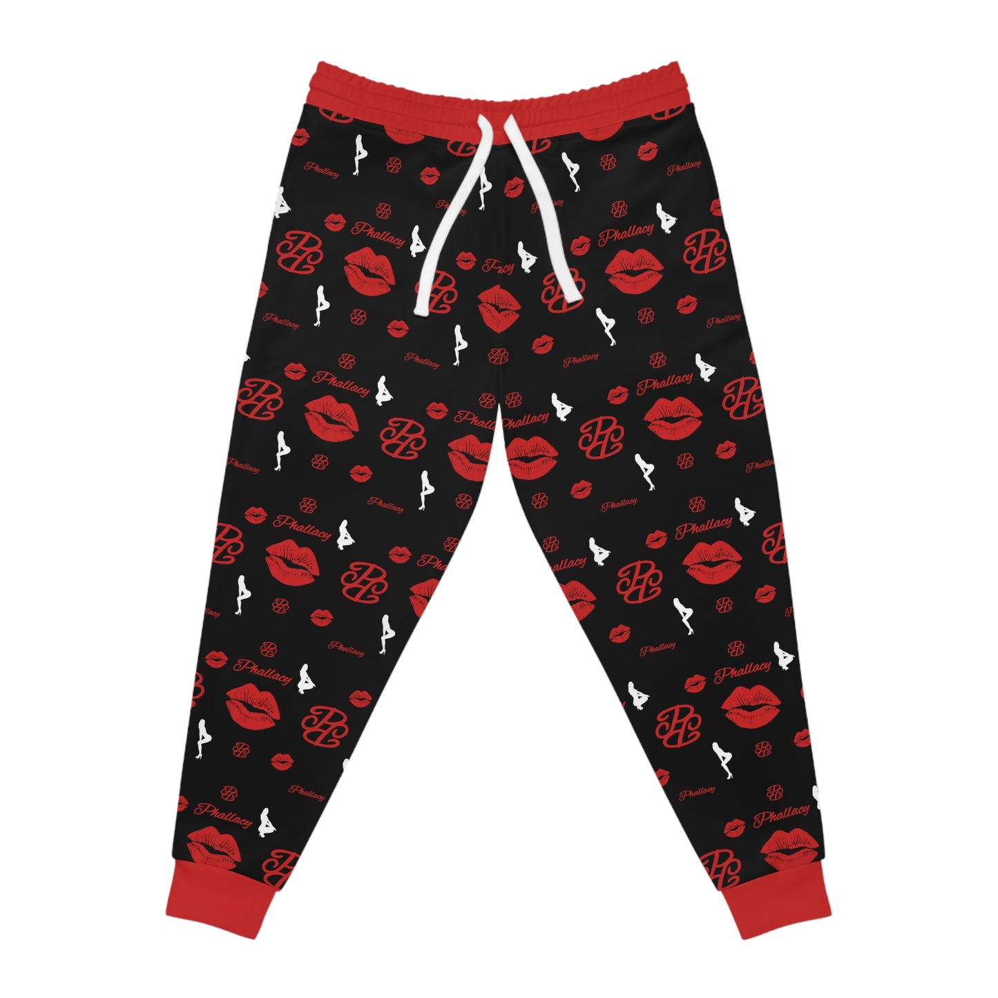Phallacy Lips Designer Men's Athletic Joggers