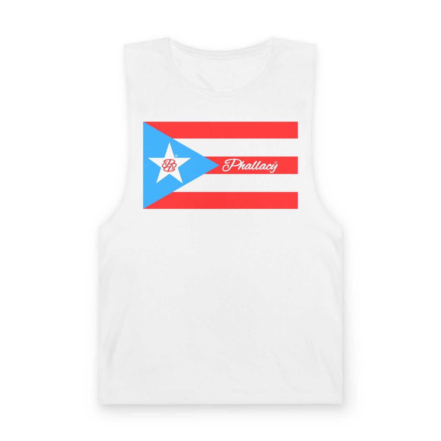 Phallacy Flag Unisex Designer Barnard Tank Top | Puerto Rico Flag, Boricua, Puerto Rico Fashion