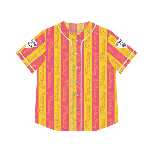 Phallacy Signature Designer Women's Baseball Jersey | Bold Pattern - Perfect for Outdoor Sports