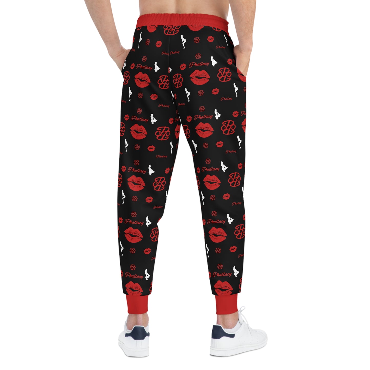 Phallacy Lips Designer Men's Athletic Joggers