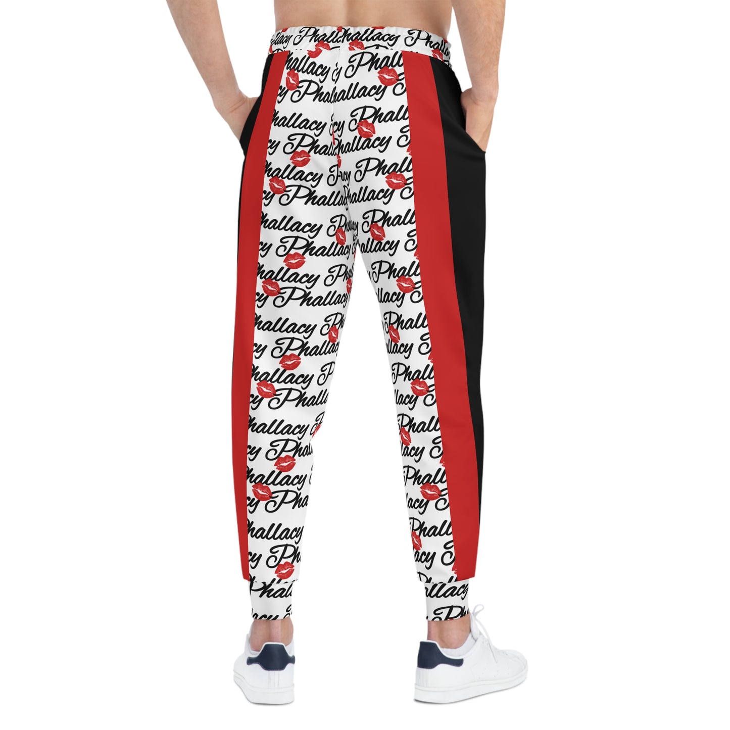 Phallacy Lips Men's Designer Athletic Joggers
