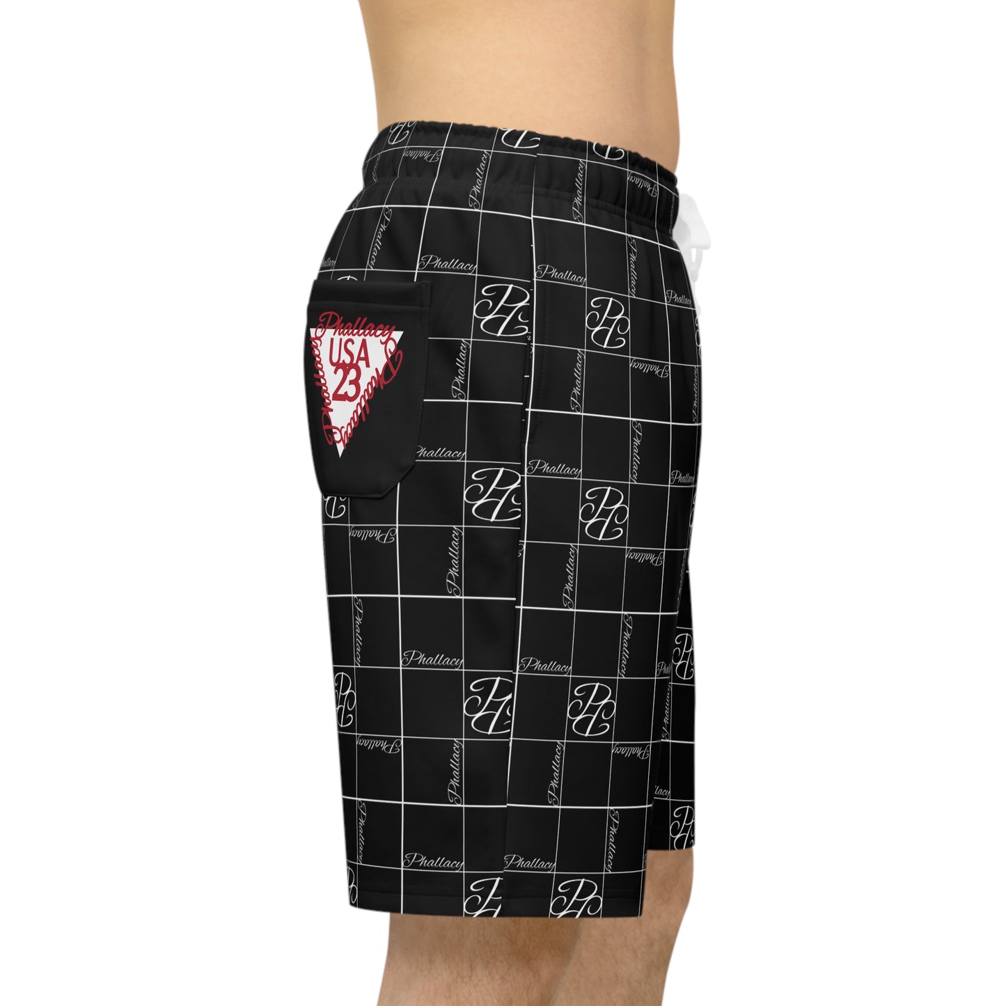 Phallacy Balance Designer Men's Athletic Shorts