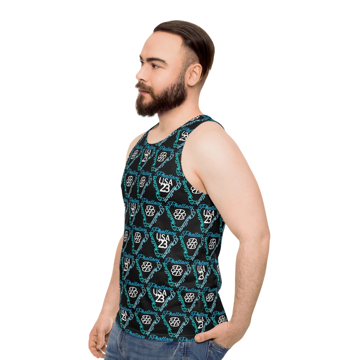Phallacy Time Designer Unisex Tank Top