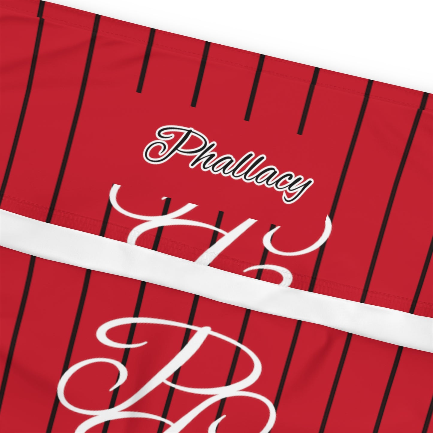 Phallacy Players Striped Designer Plus Size Leggings