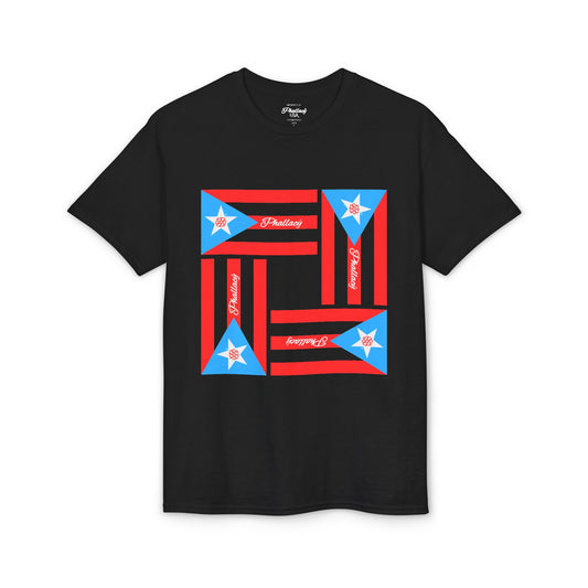 Phallacy Flag Unisex Designer Dryblend® Classic Tee | Puerto Rico Flag, Boricua, Puerto Rico Fashion