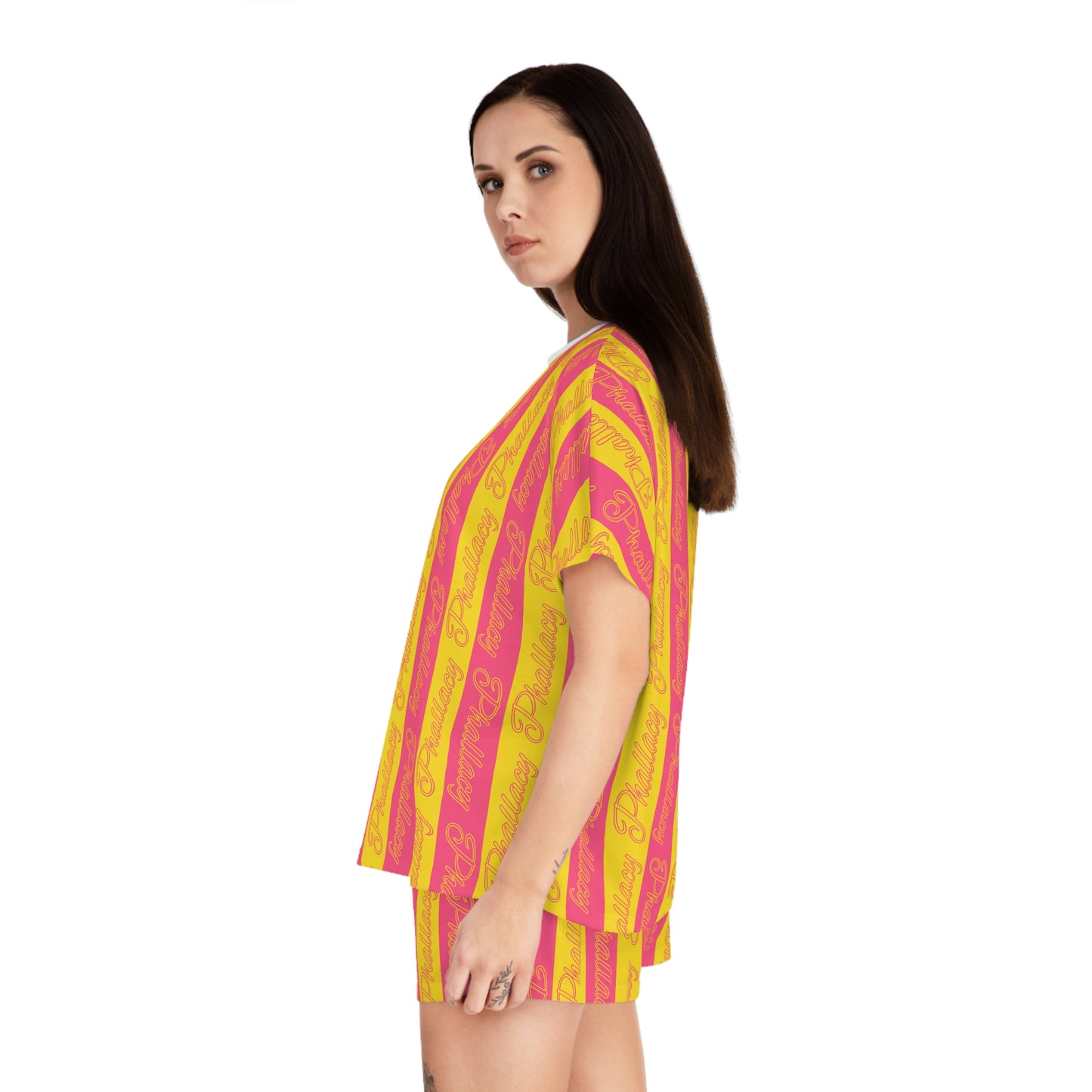 Phallacy Signature Designer Women's Short Pajama Set