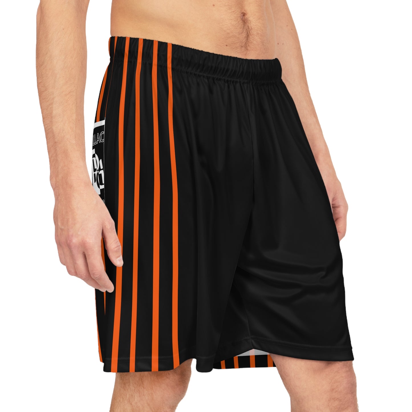 Phallacy Striped Designer Basketball Shorts