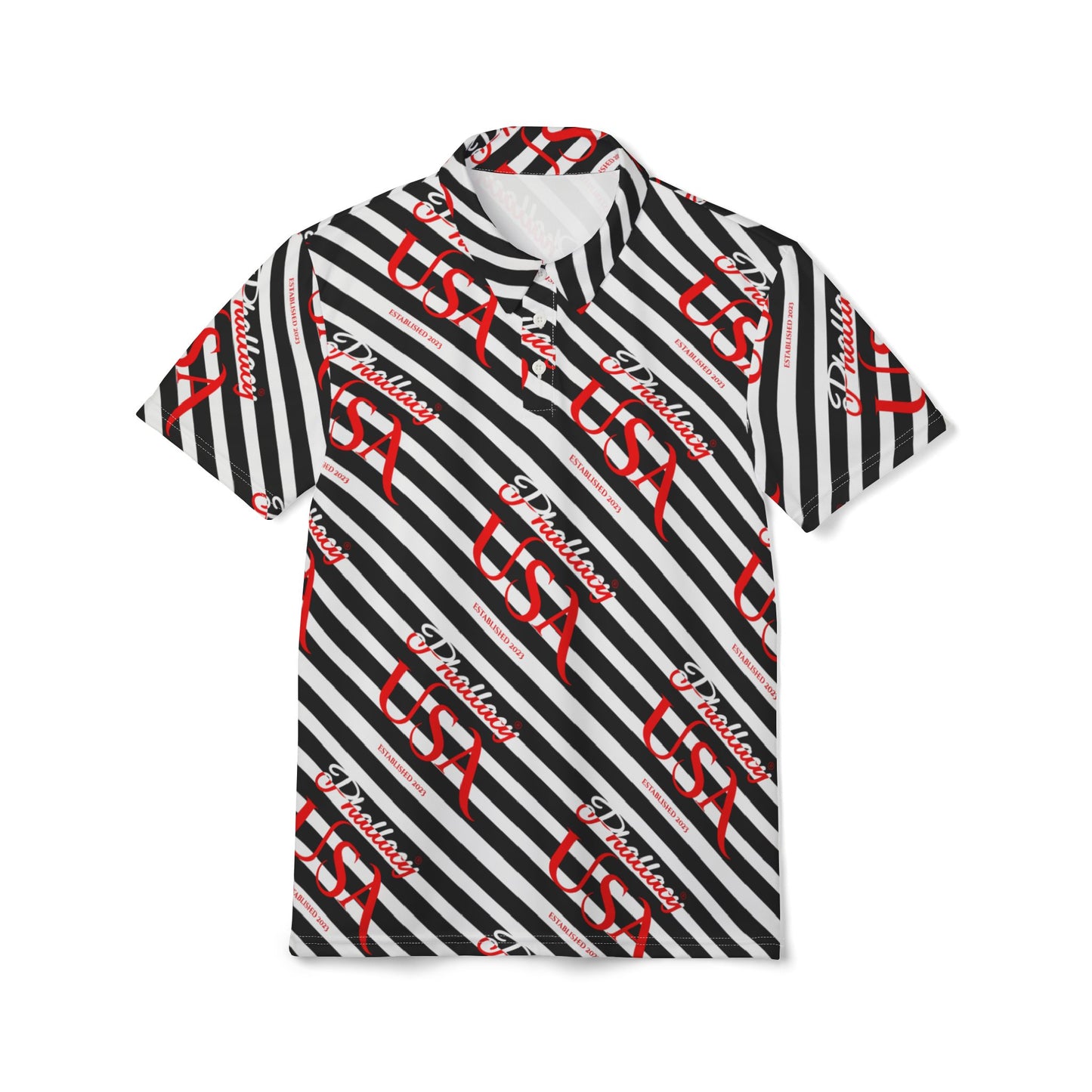 Phallacy Signature Designer Unisex Polo Shirt