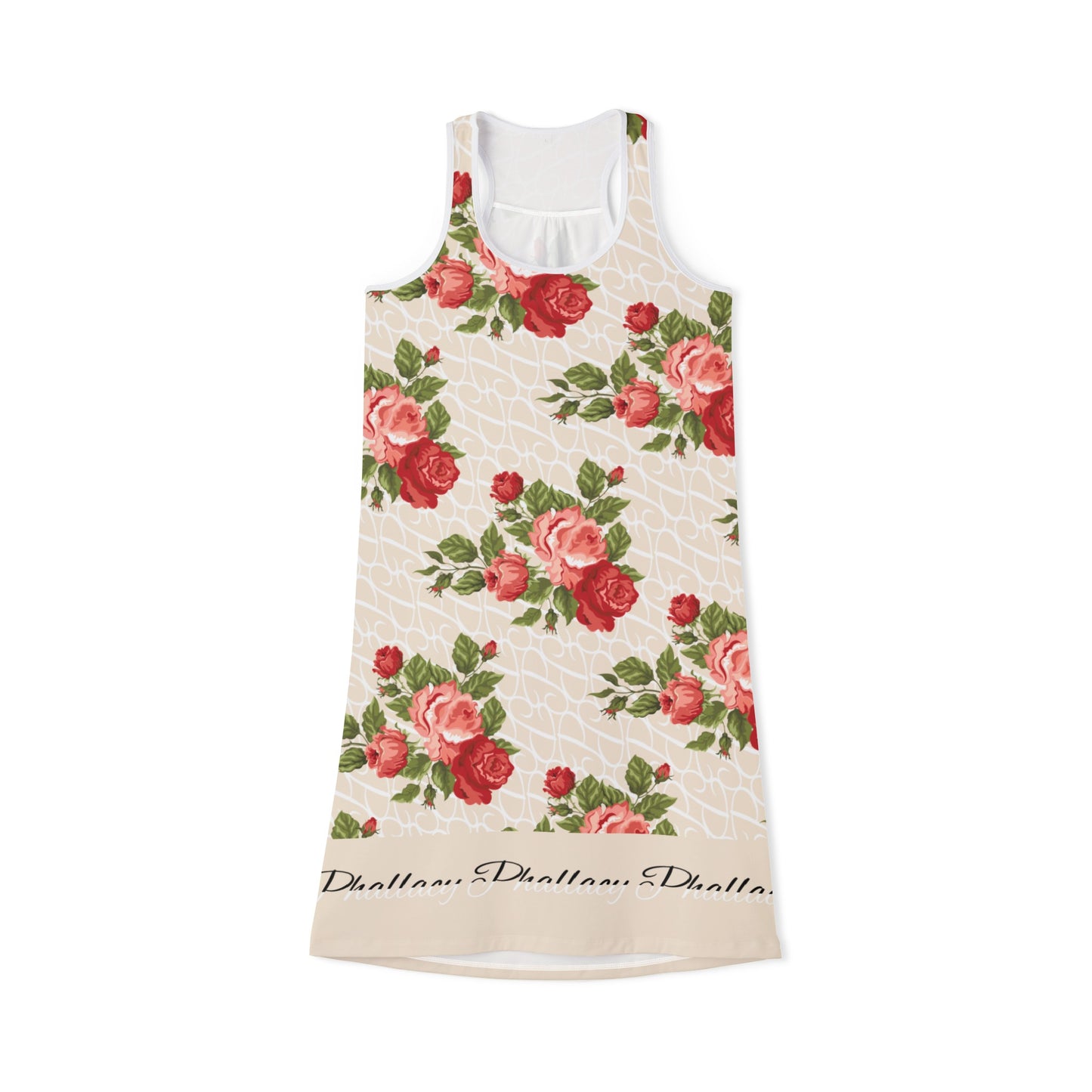 Phallacy Designer Floral Women's Racerback Dress