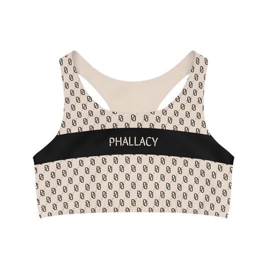 Phallacy Monogram Designer Seamless Sports Bra