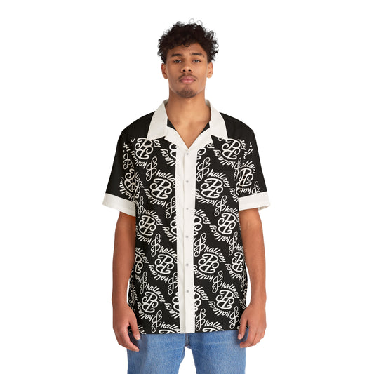 Phallacy Monogram Designer Men's Button Up Shirt