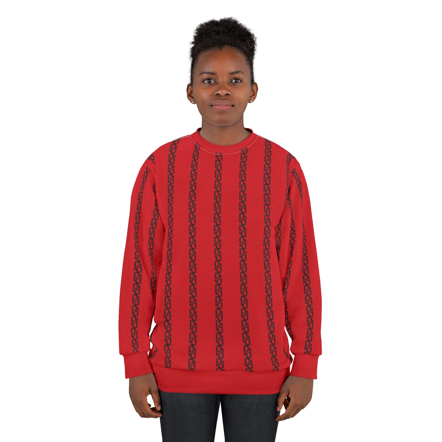Phallacy Striped Designer Unisex Sweatshirt