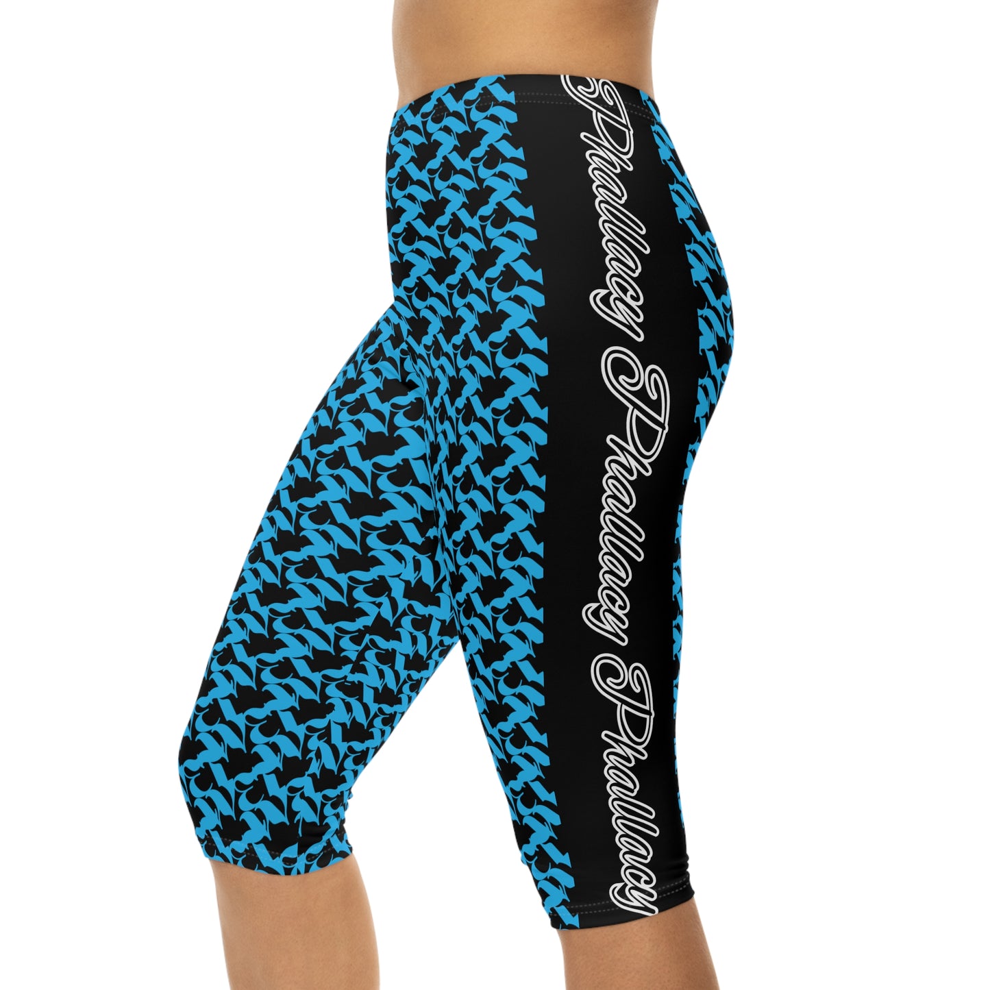Phallacy WET Designer Capri Leggings (18+)