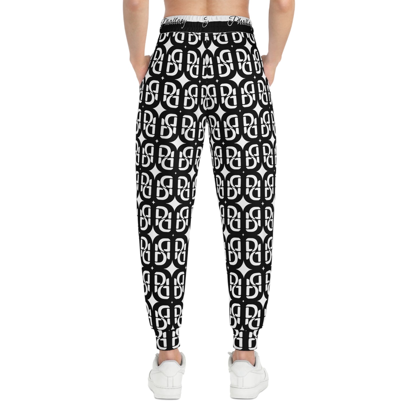 Phallacy Signature Monogram Designer Unisex Athletic Joggers